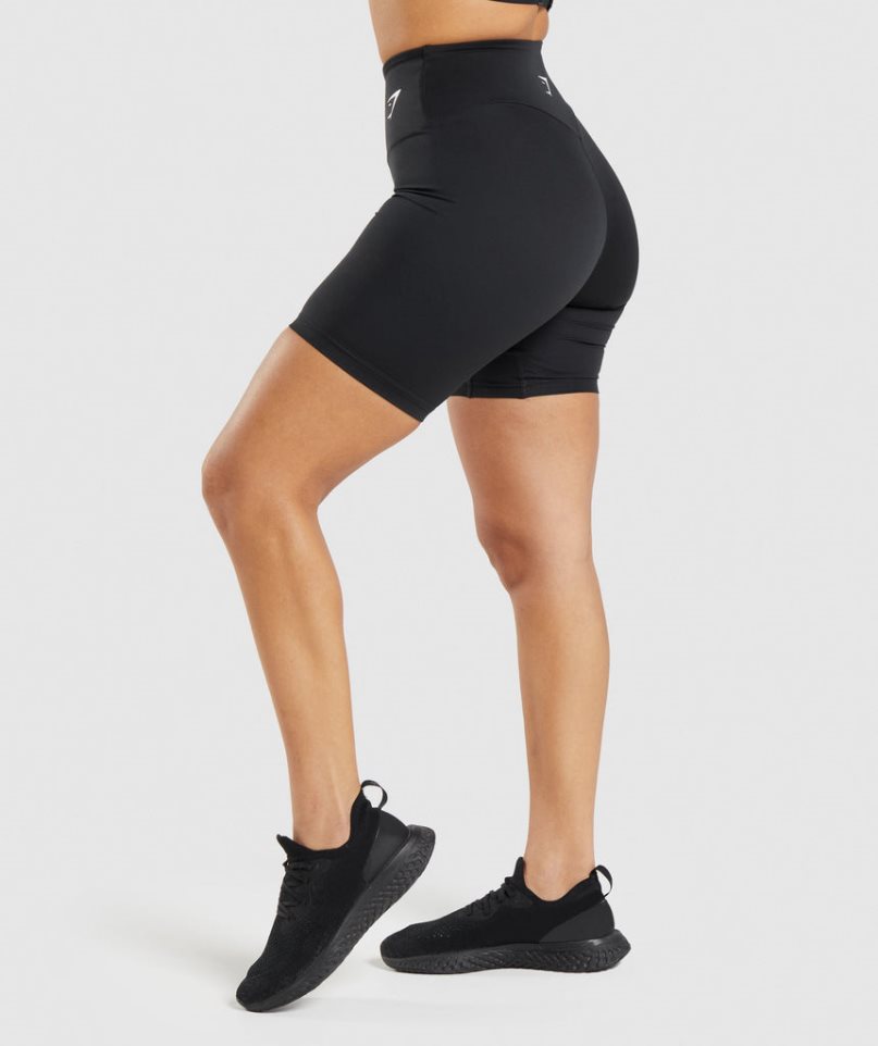 Women's Gymshark Training Cycling Shorts Black | NZ 8CMRYI